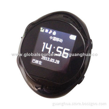 Novelty Design GPS Wristwatch with Cellphone and GPS Tracking Functions